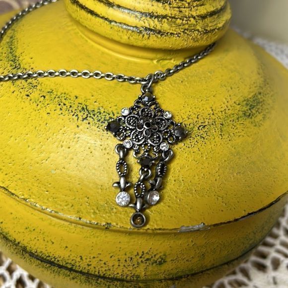 Beaded‎ pendant necklace - Picture 2 of 4